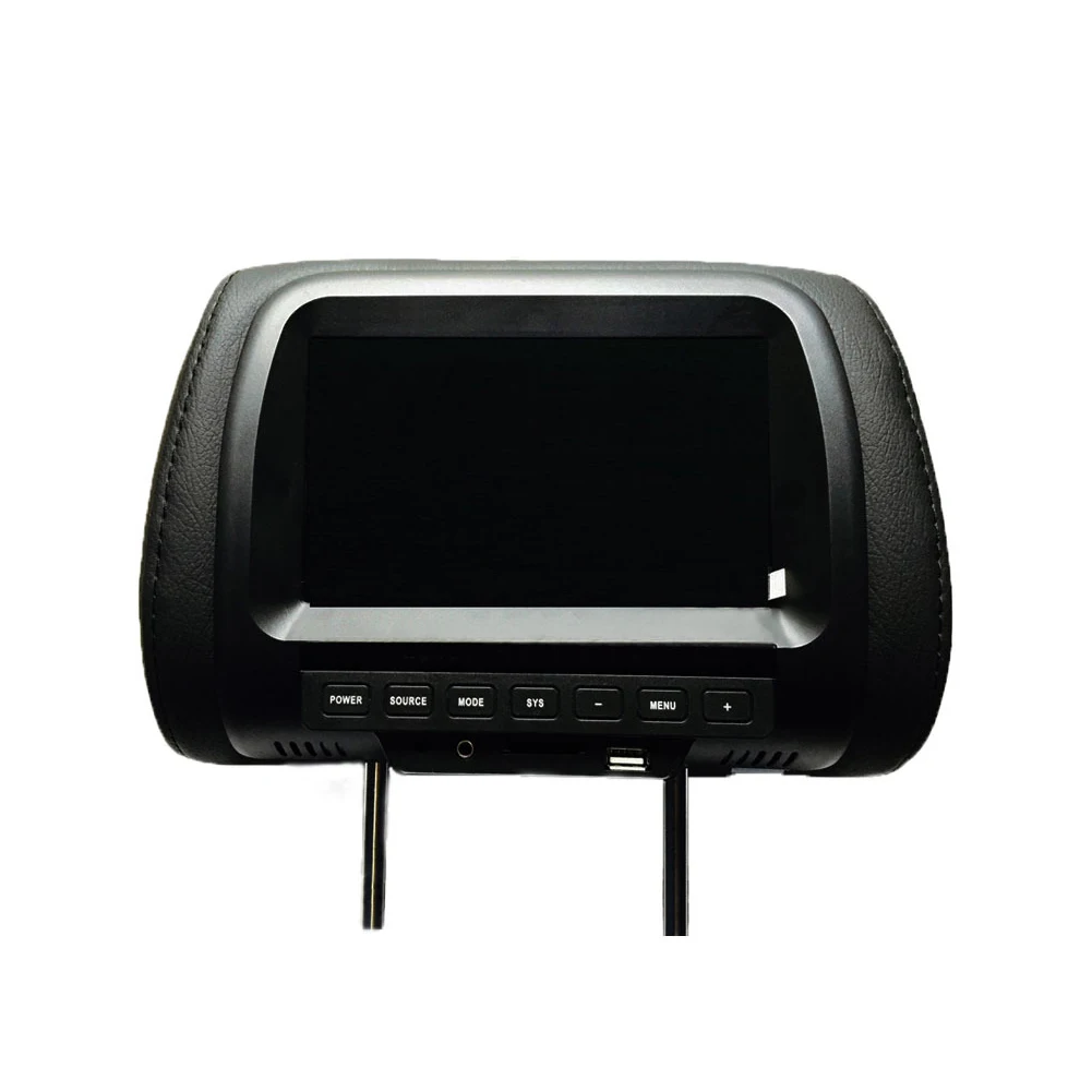 

7inch LCD Built-in Speakers Touchable Button Universal Car Monitor Multifunction Seat Back Headrest Screen With USB HD Video