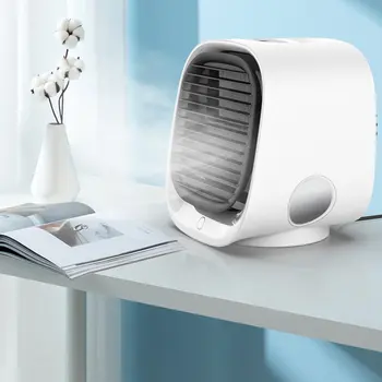 

Multifunctional Night Light Mini Negative Ion Air-Conditioning Fan M201 USB Mini Desktop Air Conditioning Fan Plastic