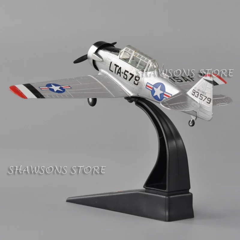 Литой военный самолет модель игрушки 1: 72 США LT-6G Техасский истребитель миниатюрный самолет Реплика
