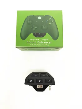 

Black Stereo Headset Adapter Headphone Converter For Xbox One Wireless Game Controller Headset Adapter