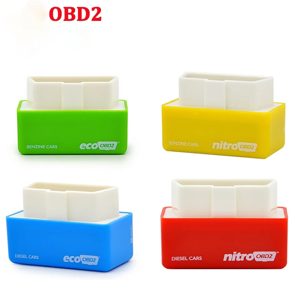Новые Оригинальные Полные чипы OBD2 чип тюнинг коробка бензин дизель EcoOBD2 экономия