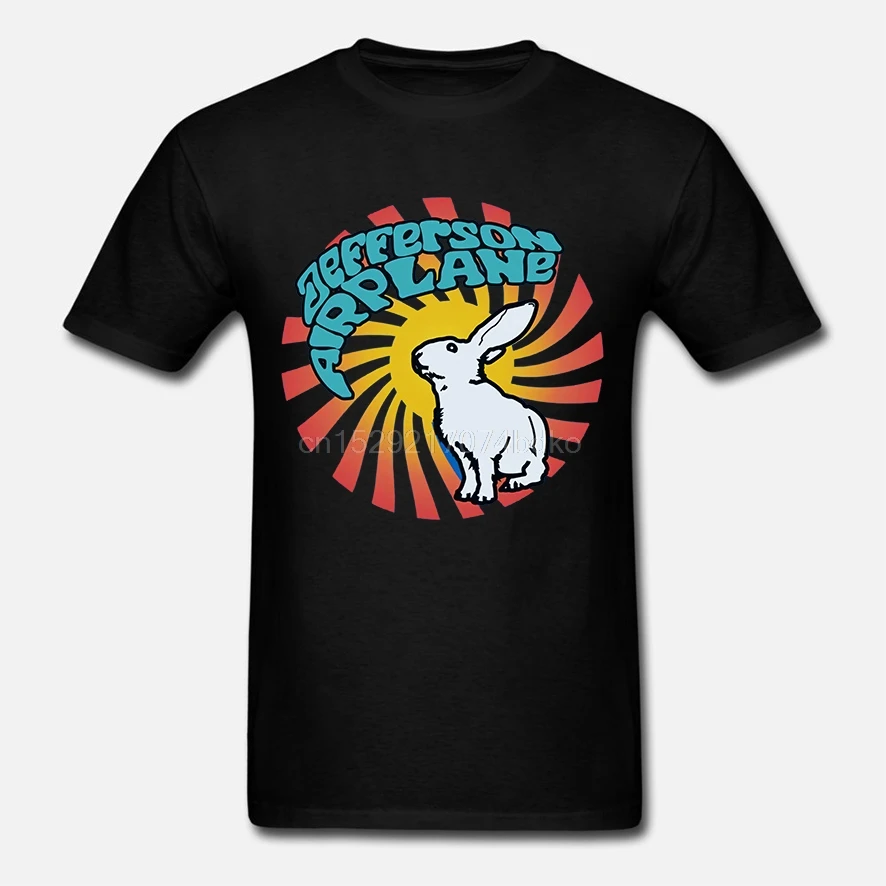 Новая мужская черная футболка Jefferson Airplane Rock Band Legend размеры от S до 3XL | Мужская
