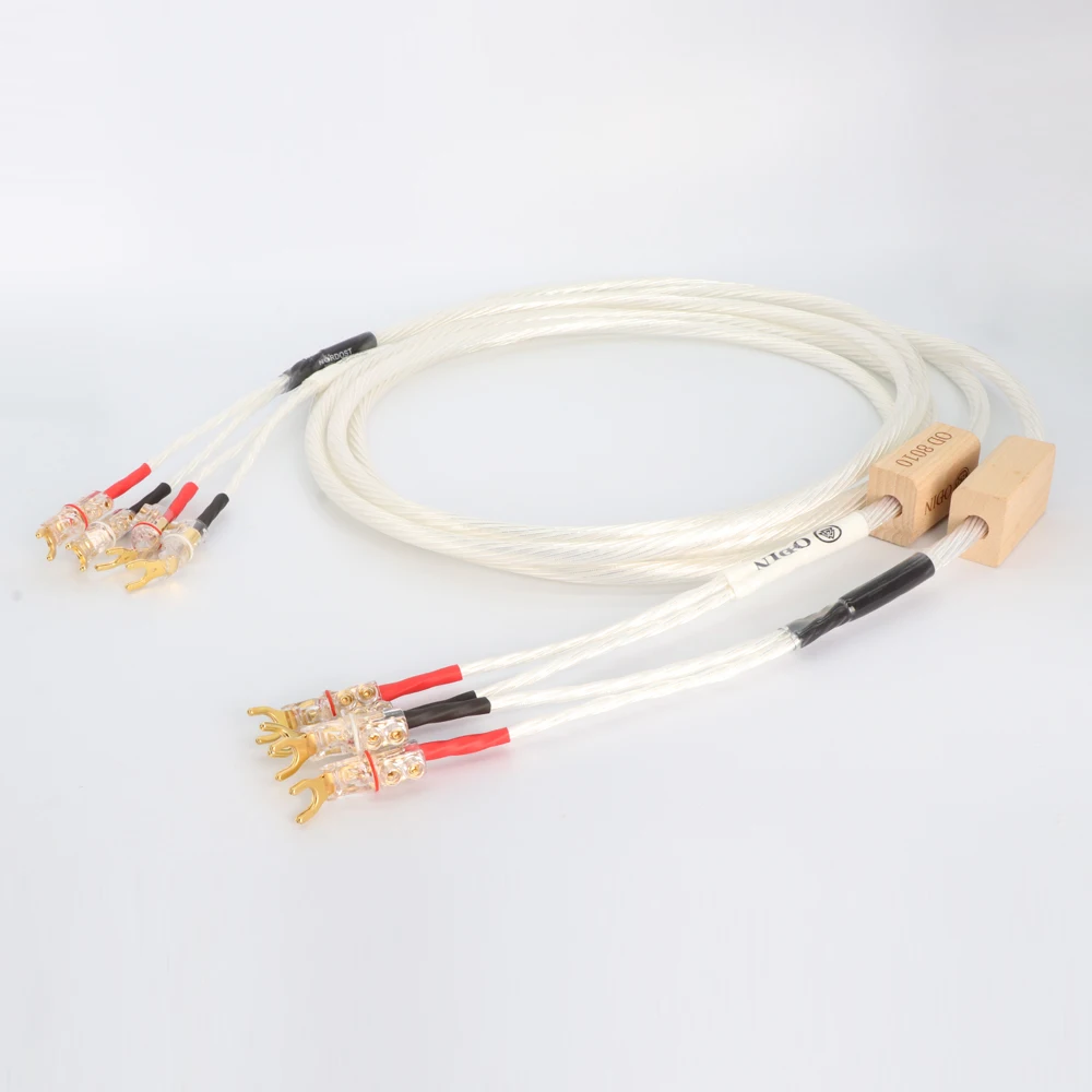 Пара hi end Supreme Reference кабель для динамиков Fi аудио громкий колонок провод с штекером