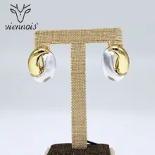 Viennois серьги-гвоздики для женщин, разноцветные геометрические женские серьги с кристаллами