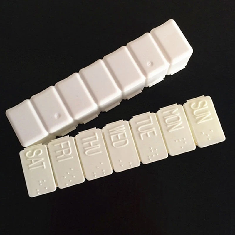 Креативная переносная мини-коробка для таблеток на семь дней для путешествий, еженедельный контейнер для хранения лекарств, коробка для практичного использования