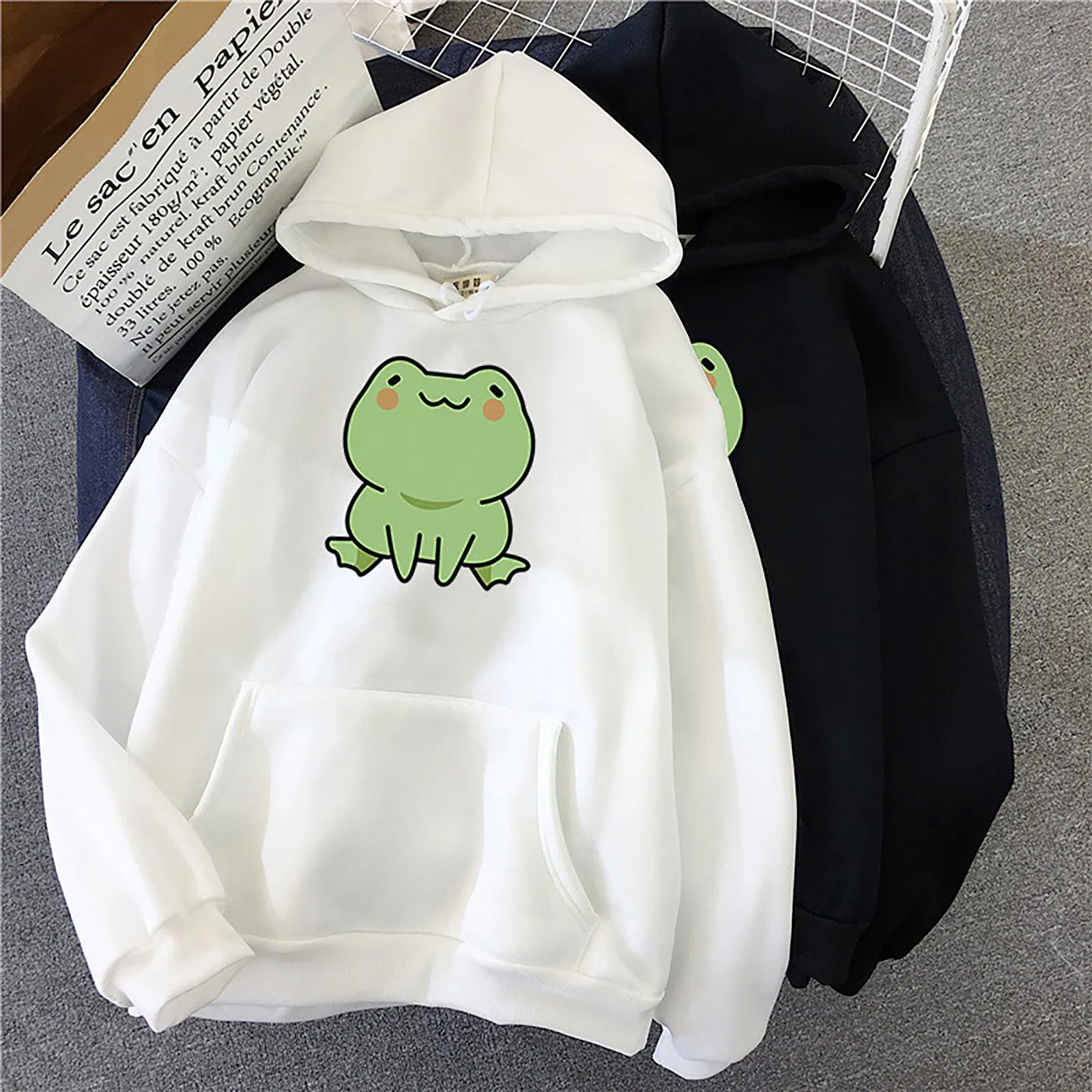 Skull Kawaii Oversized Hoodie Long Sleeve Hoodies Women Print Sweatshirts Sudaderas Con Capucha Moletom Feminino Sweetshirts 1