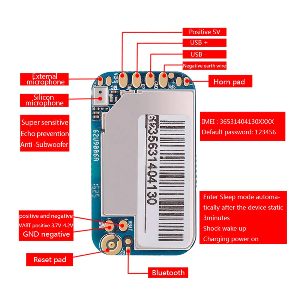  Vehemo 35*20*45mm GPS Stellungs Locator SOS Alarm Magnetische Stellungs Locator SOS Durable Auto Au