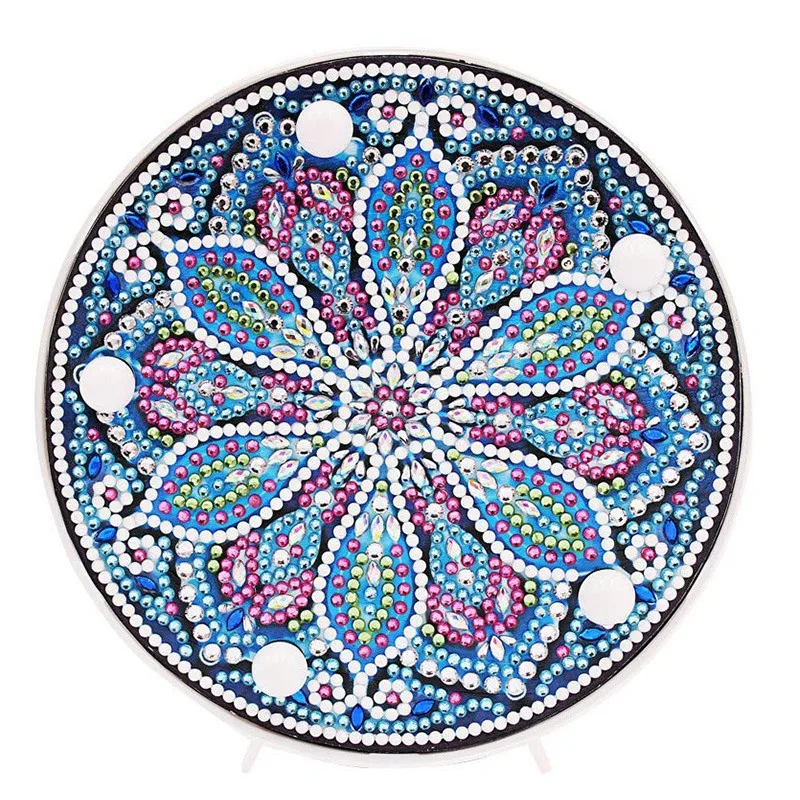 

Diy Mandala Led Diamond Painting Light Cross Stitch Embroidery Lamp Full Drill Led Lamp Rhinestones Home Decoration