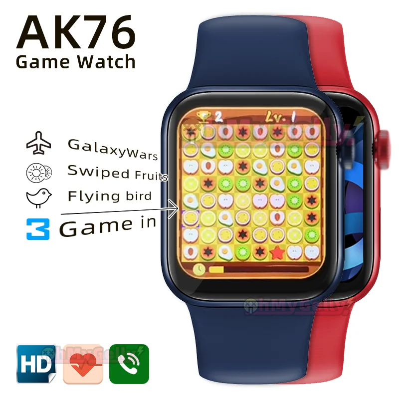 smartwatch 2021 AK76 Smart Watch 1.75inch custom dial Bluetooth call 44mm reloj Watches PK iwo 13 w46 w26 hw12 hw16 G65L pro X16 |