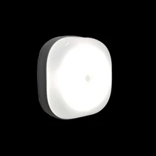 10 светодиодный ночник PIR датчик движения тела настенный светильник батарея для шкафа, лестницы, подвала прихожей шкафа движения Ночной светильник с датчиком
