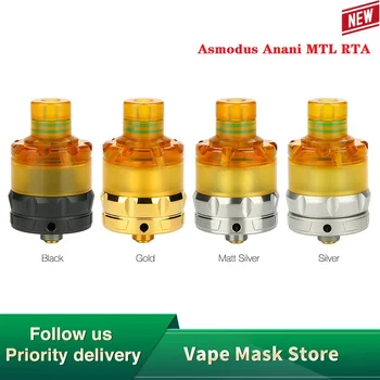 

Heavengifts Asmodus Anani MTL RTA with 2 posts for Easy Single Coil Building 22mm RTA Atomizer 510 Thread vs Zeus X/ Dead Rabbit