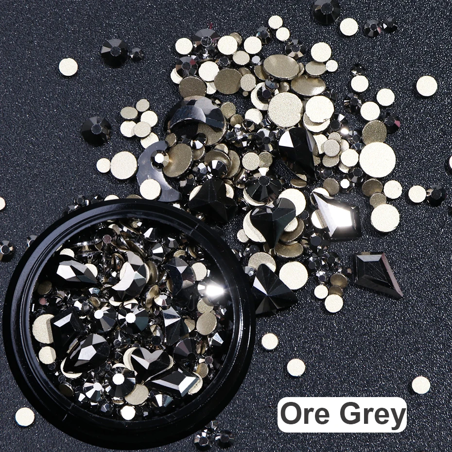 Ore Grey Nail Art Charms