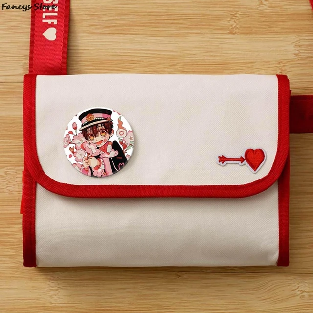 Japán Kawai Earthbound Fiú Hanako-Kun Jelvény Táska Ruhához Aranyos Ajándék Lány Ajándéktárgyak Könyvesbolti Kávézó Bross Pin Nőknek - Image 6
