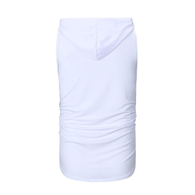 Г., Ouma, международная торговля, Летний стиль, AliExpress Wish men's, модный топ без рукавов с капюшоном и буквенным принтом