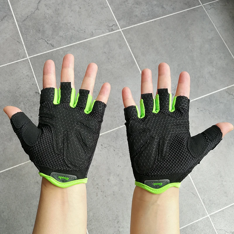 Work out Gym Body Building Fitness Gloves Half Women Men Dumbebell Weight lifting Crossfit Bike Cycling