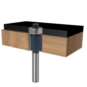 

1/4" Shank Flush Trim Pattern Router Bit Bearing Milling Cutter Woodworking Tool NEW