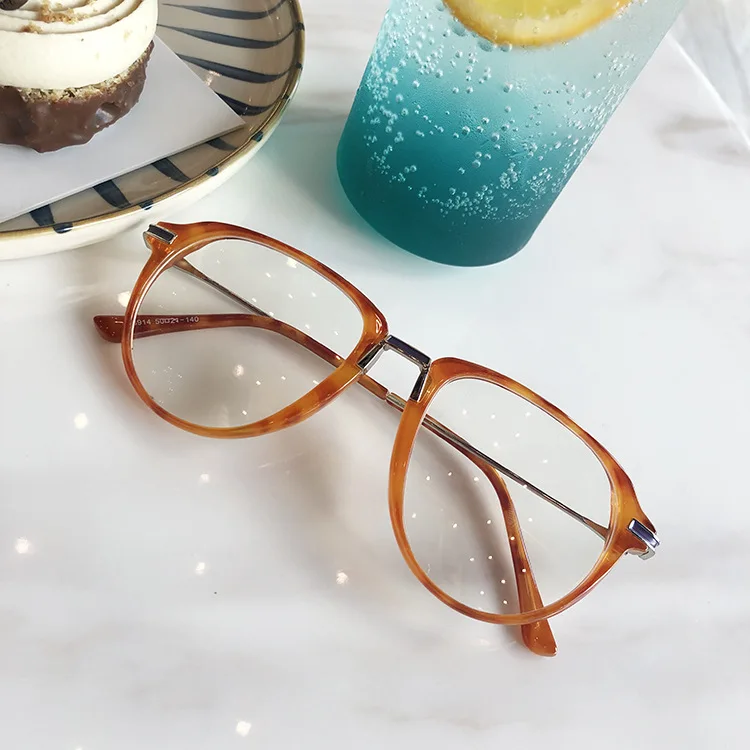 Новейшая квадратная оправа винтажные Eeyglasses женские негабаритные Большие размеры оптические оправы металлические очки оправа с прозрачными линзами Eyeware NX