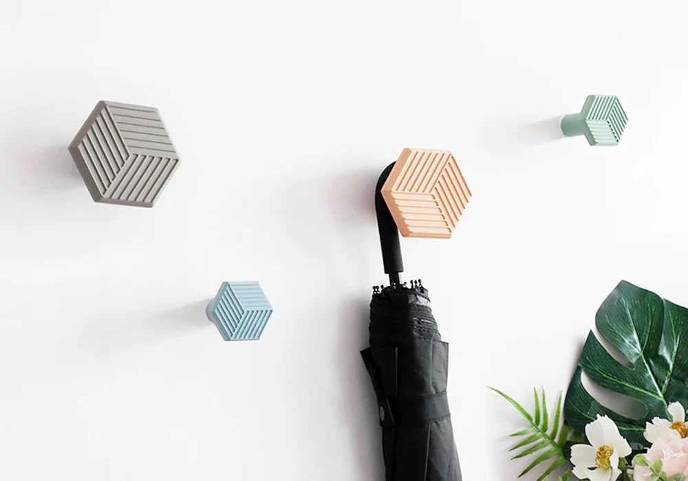 Креативный настенный крючок, настенный декоративный геометрический крючок, современные вешалки для пальто настенные подвесные украшения для гостиной/кухни