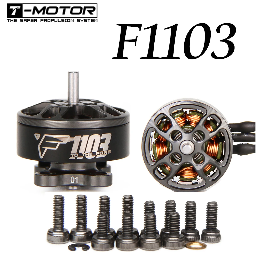 

New T-Motor F1103 1103 8000KV/11000 2-3S Brushless Motor for Cinewhoop RC Drone FPV Racing CineWhoop BetaFPV