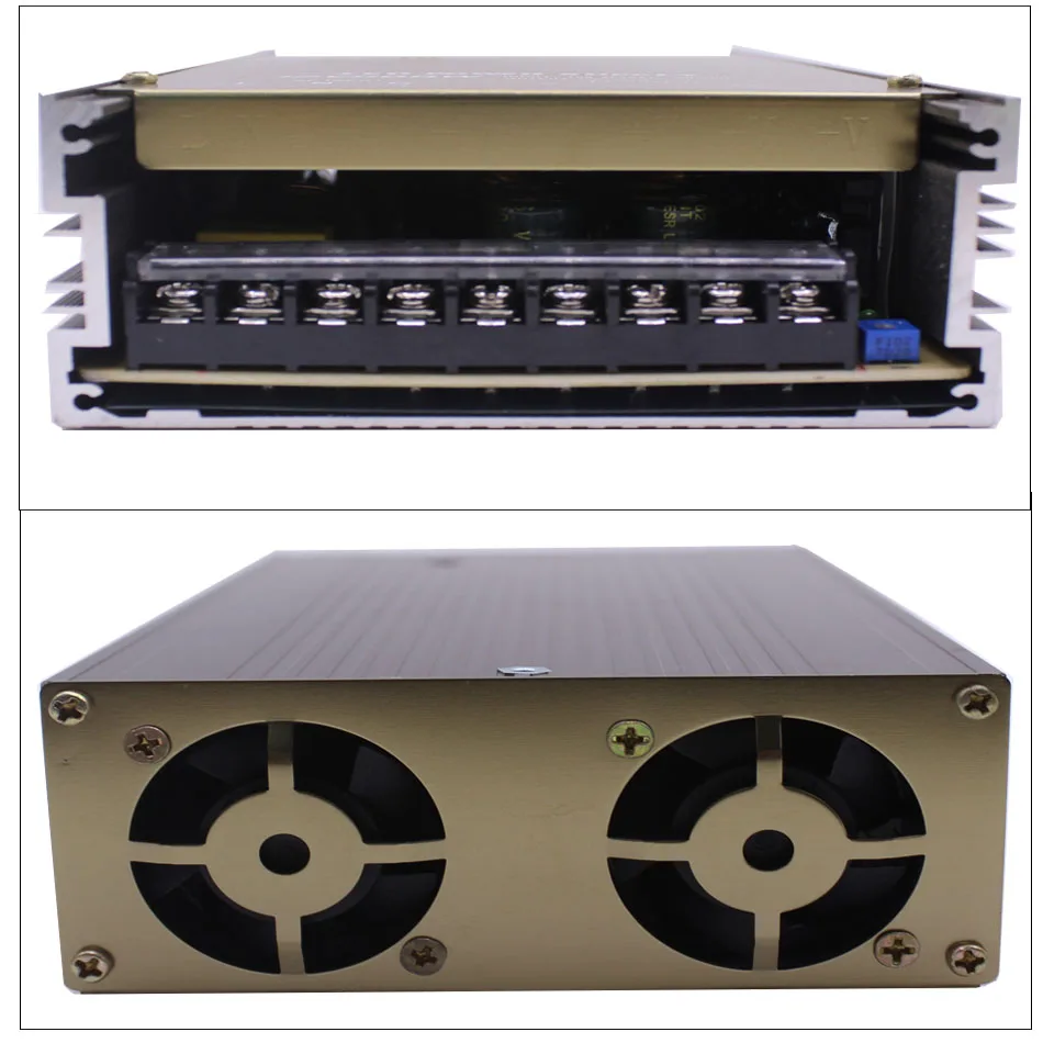 DC24V 33A 800W импульсный источник Питание Универсальный Регулируемый Серебряный цвет AC198-264V вход для 24V WS2811 5050 Светодиодные ленты светильник