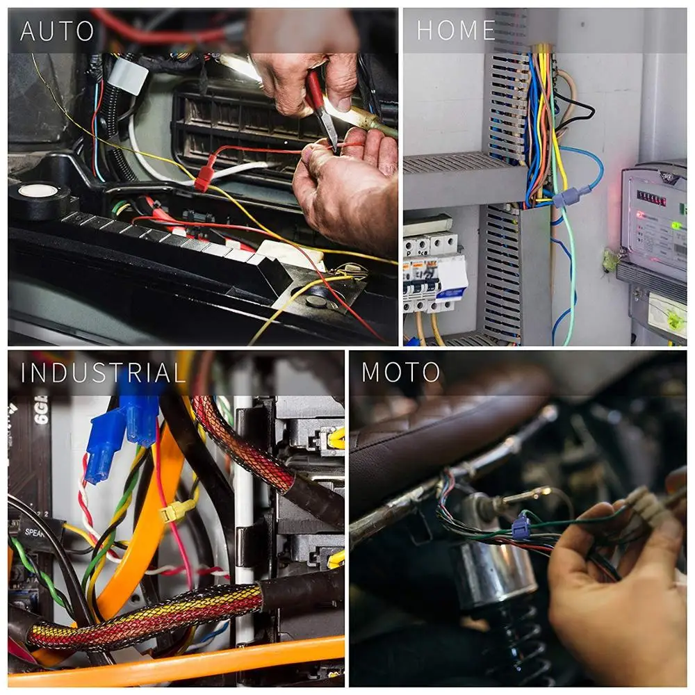 Pince de connexion sur fils électriques, connecteur en T isolé, soudure  rapide et dénudage automatique de câble à déconnexion rapide