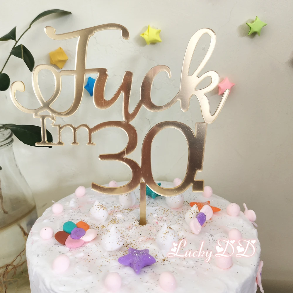 Sumerk Cheers to 30 Years Cake Toppers 30th Birthday Cake Topper Wedding  Anniversary Party Decorations Supplies - 1 Pack : Amazon.co.uk: Grocery