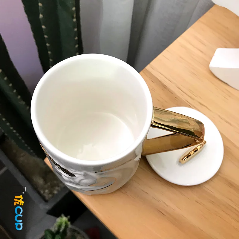 Новинка, чашка с единорогом, керамика, кофейная кружка с крышкой-ложкой, креативный держатель для мобильного телефона, чашки, друг, подарок на день рождения, Рождество