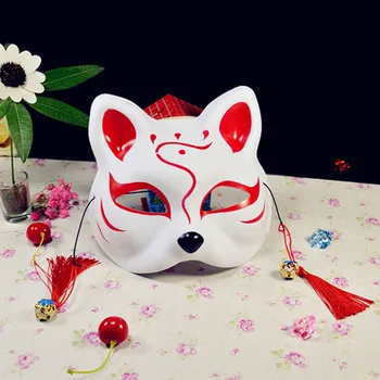 

Japanese Fox Masks Cat Anime Cosplay The Light Of The Fireflies Forest Natsume Yuujinchou Fox Mask Halloween Fox Cat Face Masks