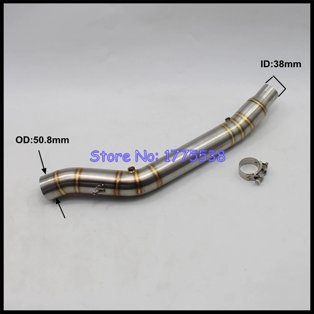 For Suzuki DRZ400S 2000-2022 DRZ400SM 2005-2021 DRZ400 2006-2007 Motorcycle Exhaust Link Pipe Connect Inlet 51mm Exhaust Muffler - Image 2