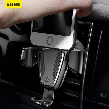 

Baseus Mobile Phone Holder Car Holder Gravity Bracket Air Vent Clip Stand Mount For Huawei for Samsung Car Holder Car Accesories