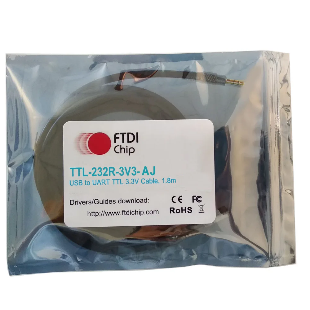 Usb Uart Ttl para 3.5 mm Adaptador Serial Estéreo Debug Cabo Comptle Ftdi Ttl232r3v3-aj ou Ttl-232r5v-aj Ft232rq Cabos de computador e conectores - Imagem 2