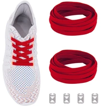 

1 Pair Elastic Shoelaces Rainbow No Tie Shoe Laces For Sneakers Lazy Lace Kids Adult Quick Stretching Lock Flat Shoelace