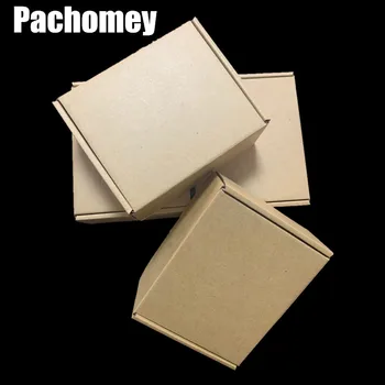 

10pcs/lot Corrugated Paper Box 15*12*6cm Shipping Mail Boxes Gift Package Kraft Material DIY Favor 20081301