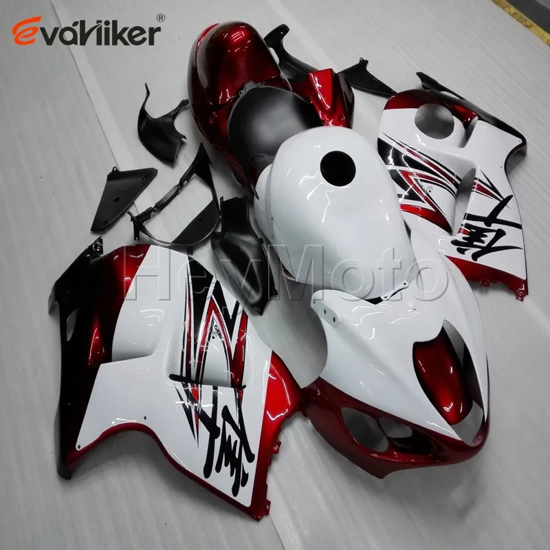 Пользовательские ABS Пластик обтекатель для GSX-R1300 1997-2007 1998 1999 2000 2001 2002 2003 2004 2005 2006+ винты+ серебро - Цвет: T