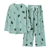 BZEL Women's Pajamas Sets Plus Size Femme Nighty Casual Homewear Loungewear Cotton Sleepwear Cartoon V-Neck Pijama Pyjamas M-3XL ► Photo 2/6