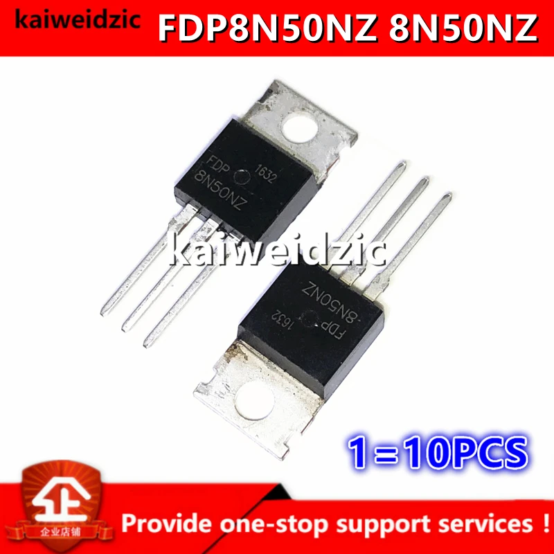 kaiweikdic New imported original FDP8N50NZ 8N50NZ 7A/500V TO-220 Single zener diode N-channel MOSFET Triode for inverter | Обустройство