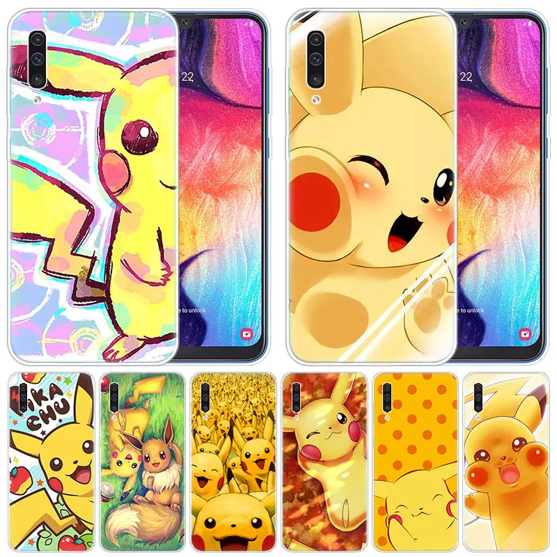 

Soft Silicone Case Anime Pokemon eevee Pikachu for Samsung Galaxy A50 A70 A80 A40 A30 A20 A10 A20E A2 CORE A9 A8 A7 A6 Plus 2018