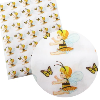 

David accessories 50*140cm Insect Polyester cotton fabric for Tissue Kids Bedding home textile for Sewing Tilda Doll,c9123