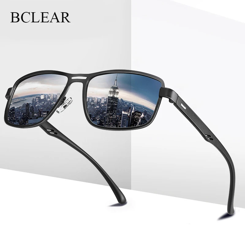 

BCLEAR 2020 New Arrival Retro Box Men's Sunglasses 5925 Graced Night Cision Goggles Classic Polarized Sunglasses Hot Selling