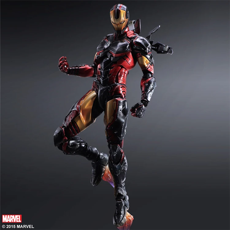 27 см Мстители Marvel Фигурка Железный человек Капитан Америка Человек паук Дэдпул