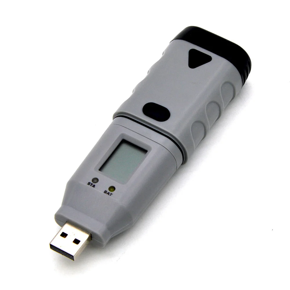 

3 In 1 Dew Point Portable Waterproof Data Logger USB Record Temperature Humidity Mini Meter Storage LCD Backlight Digital