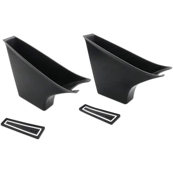 

GrabTray Passenger Storage Tray Organizer Grab Handle Pocket for Tesla Model 3, Car Door Grab Handle Phone Container, (2PCS for