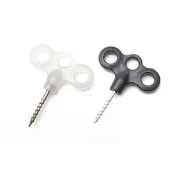 Nails Luminous Nails Outdoor Camping Tent Windproof Rope Fixing Nails Three Eye Screws Stainless Steel Thread
