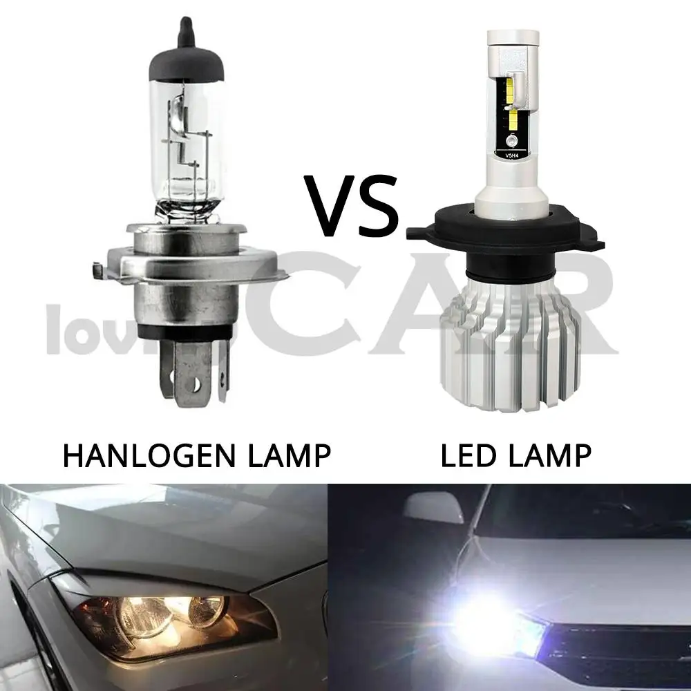 2X V5S, H1, H4, H7, H8, H15, HB3, HB4, 9004 шт., X, 26 Вт, фара противотуманная, автомобильная, светодиодная, 50 Вт, 6000 лм, лампа дальнего ближнего света, автомобильная, мобильная лампа, К, DC 12 В
