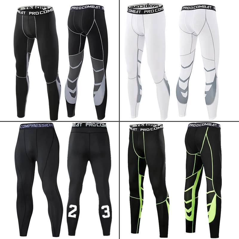 Sports Leggings Men Compression Tight Leggings Running Sports