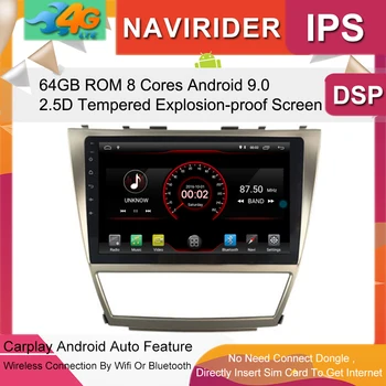 

Car Multimedia Player 10.1inch IPS Screen Monitor GPS tape recorder Bluetooth Android 9.0 For Toyota Camry 2010 2011 Auto Audio