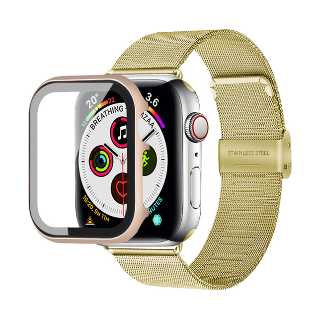 For apple watch band 44mm 40mm 42mm 38mm smart watch pulseira bracelet belt case cover for apple watch 6 watchband