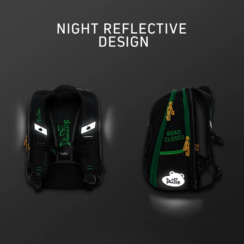Delune New Car Dial Pattern School Bags For Boys Large Cartoon Backpack Children Orthopedic Backpacks Mochila Infantil Grade1-4