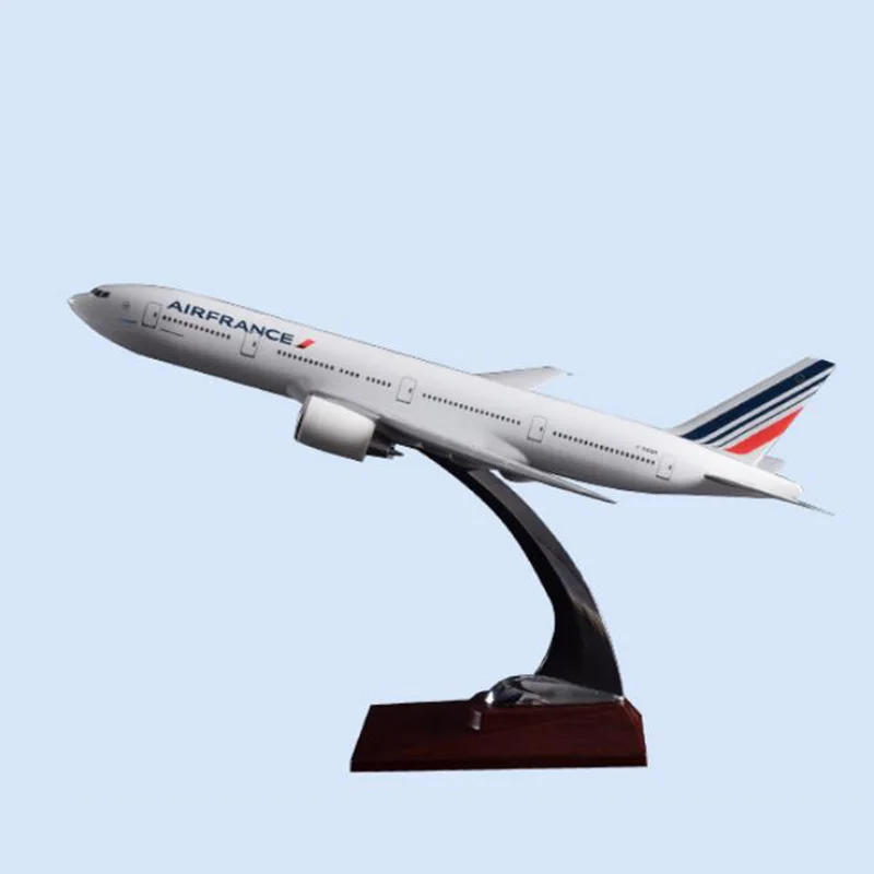 Коллекционные Boeing 777-300 Большой 32 см Air Франция авиалинии игрушечные модели самолетов литье под давлением сплав модель самолета подарки для детей
