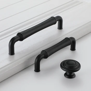 YUTOKO Black Handles for Furniture Cabinet Knobs and Handles Kitchen Handles Drawer Knobs Cabinet Pulls Cupboard Handles Knobs